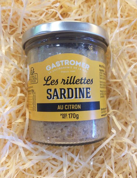 Les rillettes sardine au citron Gastromer 170g